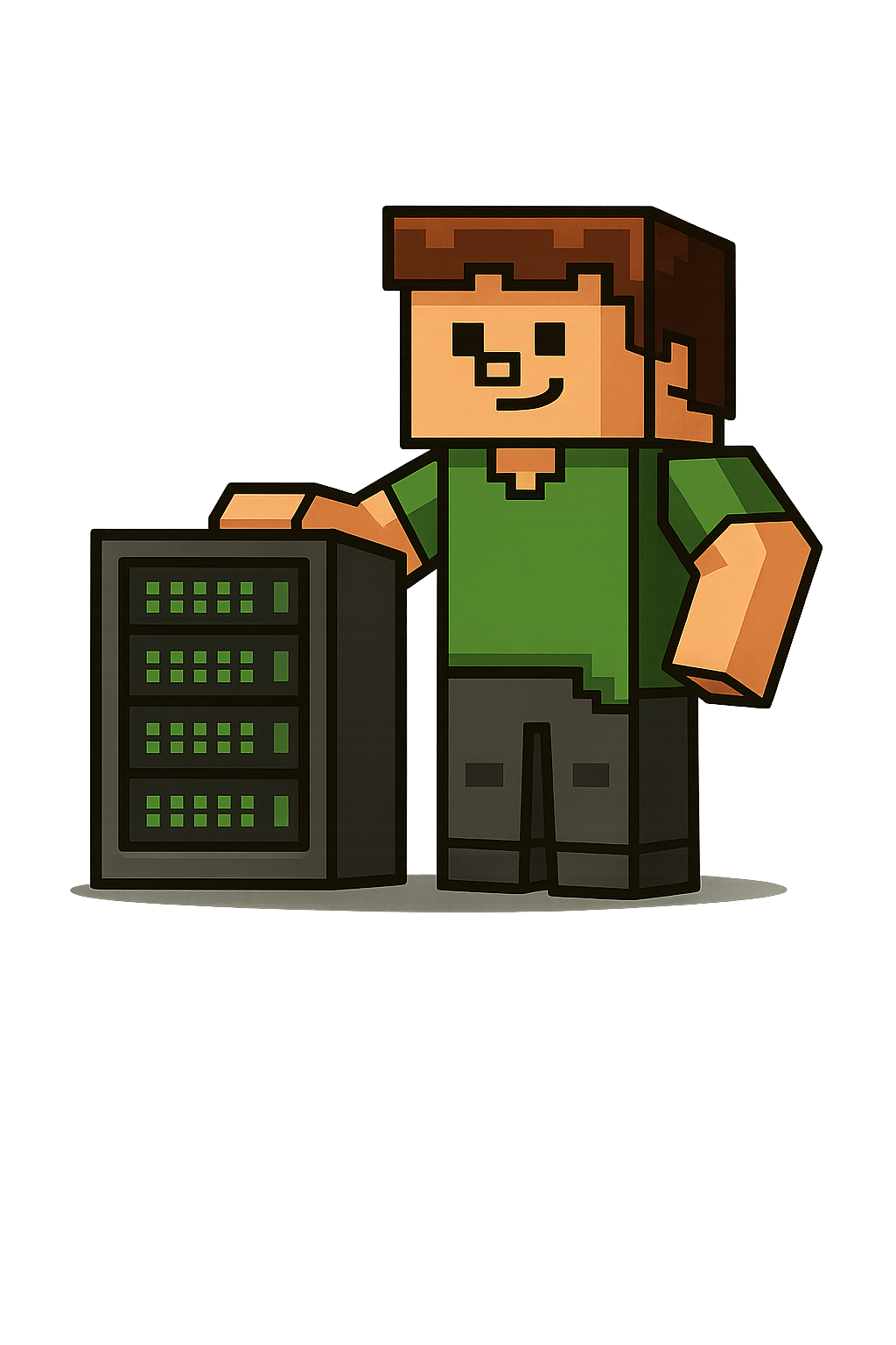 Minecraft Steve - Your Gaming Host